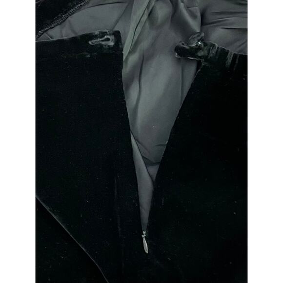 Casual Corner Silk Velvet Pants Black Size 4 - Picture 4 of 8